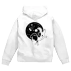 すずきいときちのクドリャフカ-スプートニク2号-(黒) Zip Hoodie