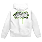 PB.Designsのスリスリ君 グラフィティ Zip Hoodie