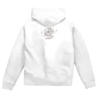 Famille de baleines(ファミールデバレーヌ)のマカロンおひるねまち Zip Hoodie