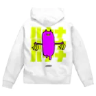 もろりZの重ねもろりねこ＋バナナ Zip Hoodie