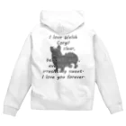 onehappinessのコーギー Zip Hoodie