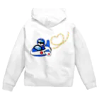 黒柴の梅吉でやんすのあこがれのパイロット！ Zip Hoodie