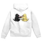 ハッピー・ラブラドールズのラブラドールフレンズ Zip Hoodie