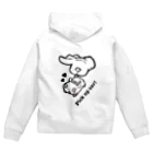 kuzi garageのフェアレディZ33(白) Zip Hoodie