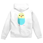 武者小路夕桐のセキセイインコ Zip Hoodie