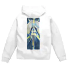 琉璃色クリエイトの蒼の天使（祈り） Zip Hoodie