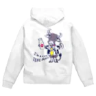 イラスト MONYAAT のCT77水牛 Zip Hoodie