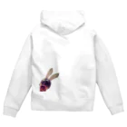 NagamiPoppyのうさぎの自撮り Zip Hoodie