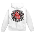 テラちん侍の厄除け鬼グッズ Zip Hoodie