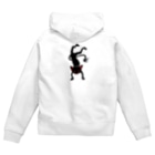 レコードの巣の黒猫又くん Zip Hoodie