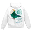 リズさんち🦜👶✨のダークシーグリーン女子！！ Zip Hoodie