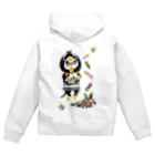 wokasinaiwoのこまめペンギン Zip Hoodie