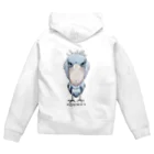 すとろべりーガムFactoryの【バックプリント】 ハシビロコウ 2 Zip Hoodie