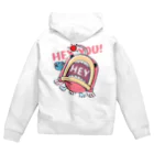 イラスト MONYAAT のHEY YOU!*釣れたかもA* Zip Hoodie