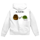 Draw freelyのKAME Zip Hoodie