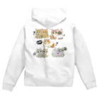 ICE BEANSのカジュファミリー Zip Hoodie