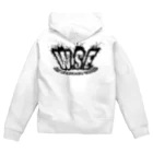 W.S.E.のWSEオリジナルロゴ　黒プリント Zip Hoodie