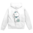 ナポリのSUZURIの水兵うさちゃん Zip Hoodie