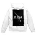 yocchi💎【日本人初】ヌードヨガアーティストのヌードヨガアーティストyocchi 【inhale,exhale】 Zip Hoodie