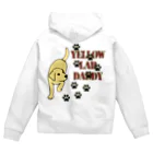 ハッピー・ラブラドールズのYellow Lab Daddy　イエローラブラドール Zip Hoodie