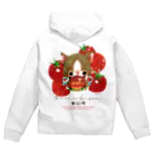 milkchaiのトマトちゃん Zip Hoodie