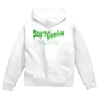 LONESOME TYPE ススのSOFT CREAM（SLIME） Zip Hoodie