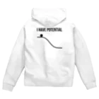 gemgemshopのポテンシャルがあります Zip Hoodie