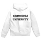 vaigenのSHIMOIGUSA UNIVERSITY黒3 Zip Hoodie