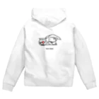 Tetra Styleの金魚（コナ） Zip Hoodie