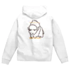 Phobby Meleのアメリカバイソンくん Zip Hoodie