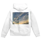 Aki’s design shopの(セール中)Sunset over the tower Zip Hoodie