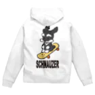 もじゃの地元のともだち　ウシロ Zip Hoodie