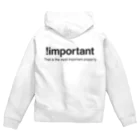 もりてつの!important Zip Hoodie