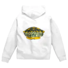 菊白晶ラボのちょっとイヤイヤなアカミミガメ Zip Hoodie