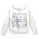 LeafCreateのQuiteStone FlowerFairy(ロゴ) Zip Hoodie