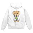 soratoのメロンソーダを飲むくま Zip Hoodie