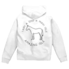 TaikiRacingClubShopのmarulogo【AMZ】kuro Zip Hoodie