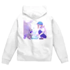 めめちゃん亭の洗いたてパーカー Zip Hoodie