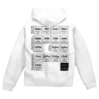 rd-T（フィギュアスケートデザイングッズ）のTechnical Elements [Ice Dance] Zip Hoodie