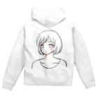 おひるねこ屋のはなぢちゃん Zip Hoodie