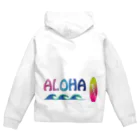 ALOHA SMILE¨̮♡のALOHA★ パーカー ジップパーカー