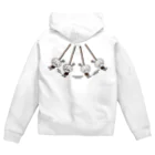 きくのらくがきのスイング　きく Zip Hoodie