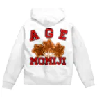 ヘンテコデザイン専門店　SYUNLABOのAGE MOMIJI Zip Hoodie