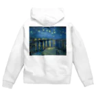 artgalleryのローヌ川の星月夜 Zip Hoodie