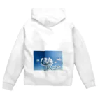 空飛ぶ猫 sakuuのclouds Zip Hoodie