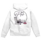 イラスト MONYAAT のワールドワイドでCHU Zip Hoodie