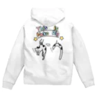 ばすねこのねこりぐ/ぶち/パステル Zip Hoodie