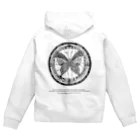 ༒ Aya Earthling ༒の宿命の蝶　Butterfly of Fate Zip Hoodie