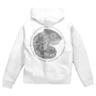 ༒ Aya Earthling ༒の自分を忘れたカメレオン　The chameleon who forgot himself Zip Hoodie