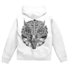 ༒ Aya Earthling ༒のトリケラトプス　Triceratops Zip Hoodie